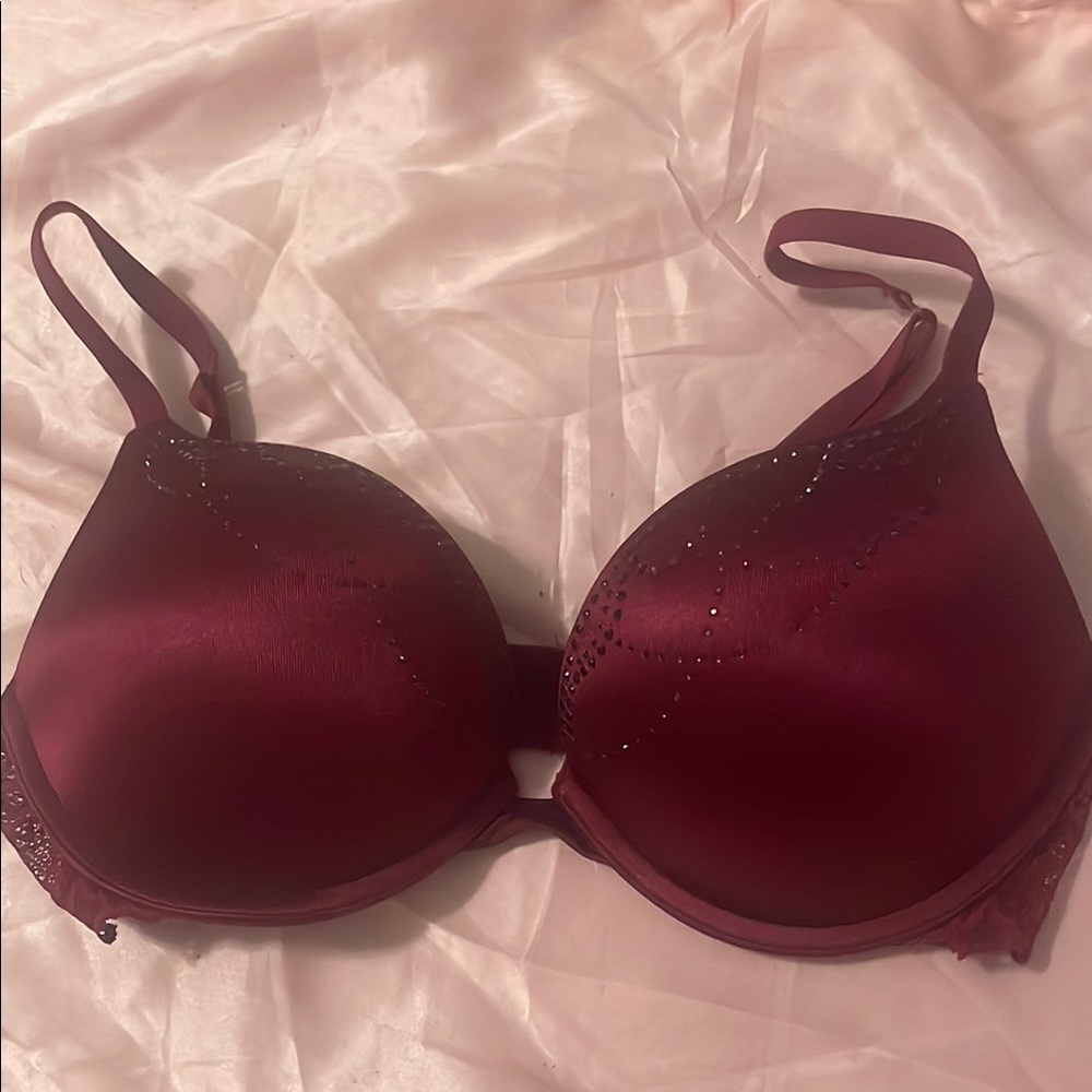 La Senza add 2 cups burgundy bra